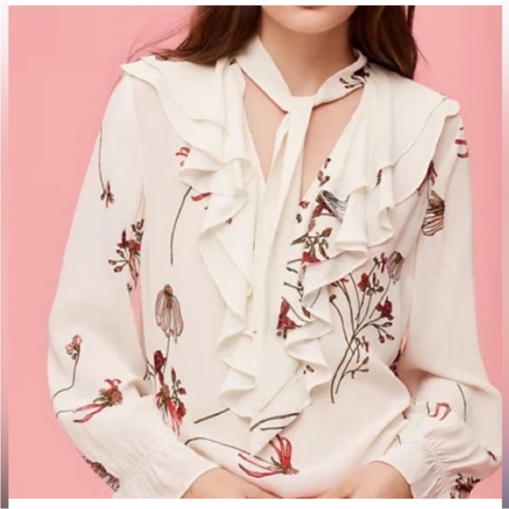 Aritzia Little Moon Gazania Floral Bohemian Fall Evening Elegant Work Party L